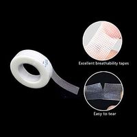 Lava Lash 10 Rolls PE Micropore Medical Tape Roll Tearable 1.25cm Individual Adhesive Eye Sticker Medical Surgical Tape for Specialty Eyelash Extensions