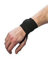 Core Products Elastic Wrist Wrap w/Thumb Loop, Black - Universal