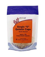 NOW FOODS Gel Caps 0 Capsules, 250 CT