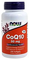 NOW Foods, CoQ10 50mg + VIT E 200 SGELS ( Multi-Pack)