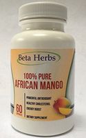 100% Pure African Mango Extract Cleanse (60 Capsules) with Maqui Berry and Green Tea Extract for Fast Fat Burning, Weight Loss Diet Supplements, Natural Appetite suppressant.