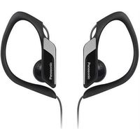 Panasonic RP-HS34-K Earphone Black Stereo - Mini-phone - Wired - 23 Ohm - 10 Hz 25 kHz - Nickel Plated - Over-the-ear, Earbud - Binaural - Outer-ear - 3.94 ft Cable
