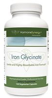 Iron Glycinate 29 mg. | Gentle and Highly Absorbable Iron Formula* | 120 VCaps | Pharmaceutical Grade