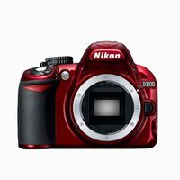 Nikon D3100 Digital SLR Camera Body (Red)