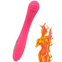 LED Light Therapeutic Personal Massager - 10 Speeds Patterns - USB Rechargeable - Handheld Cordless and Powerful - Massager for Muscle Aches - Sports (Pink)