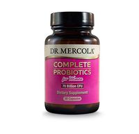Dr. Mercola, Complete Probiotics for Women Capsules, 30 Servings (30 Capsules), 70 Billion CFU, Digestive Health Support, Non GMO, Soy Free, Gluten Free