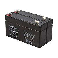 ExpertPower 6v 1.2Ah SLA Rechargeable Battery - F1 Terminals / 2 Pack