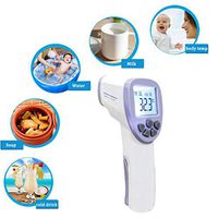 ADASP Forehead Gun Household Non-Contact Infrared Thermometer Baby Child Adult Ear Forehead Thermometer °C / °F Select Switch IR Thermometer with Fever Alarm