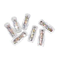 Hunputa Nail Art Decorating,Mermaid Nail Gradient Pearls Sequins Glitter Dazzling Manicure Nail Art Decorati (C)