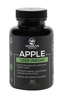 Apple Cider Vinegar 1300mg Strength - Premium Support for Weight Loss, Appetite Suppression, Healthy Blood Pressure, Increase Energy, Boost Metabolism - Gluten Free, Non GMO | 60 Vegetable Capsules