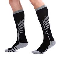 Compression Socks Women and Men - Compression Stockings - Graduated Compression Socks for Nurses Maternity Travel Flight Running Sport Or Pregnancy 20-30mmhg - Swollen Shin Splints Foot Pain Relief