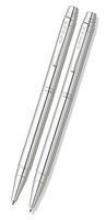 Cross Helios Ballpoint Pen & Pencil Set Chrome