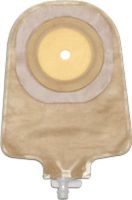 Hollister Premier One-Piece Urostomy Pouch with Flat Cut-to-fit Flat Flextend Skin Barrier, One Sided ComfortWear Panel and Tape Border 2-1/2" Stoma Opening (Box of 10 Each)
