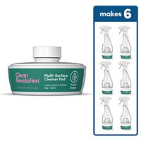 Clean Revolution- One Multi-Surface Refill Pod, Forest Escape Scent, Makes 6 bottles/84 total oz. Plant-Based, Non-Toxic, Biodegradable, Eco-Friendly Cleaner