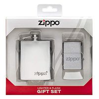 Zippo Lighter & Flask Gift Set