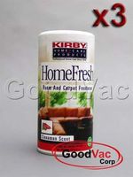 Kirby (PACK OF 3) Homefresh Carpet Powder Freshener/Room Deodorizer/Odor Remover. Scent - Cinnamon