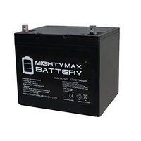 Mighty Max Battery ML75-12 12V 75Ah Battery Replaces Everest Jennings Solaire Brand Product