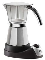 DELONGHI EMK6 for Authentic Italian Espresso, 6 cups, Stainless Steel