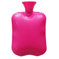 YAKEFJ 2 Liters Premium Classic Rubber Hot Water Bottle, Great for Pain Relief, Hot and Cold Therapy (A-red)