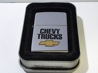 Zippo Chevrolet Chevy Trucks High Polish Chrome Lighter