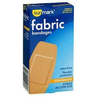 Sunmark Fabric Bandages, All One Size Extra Large 10 each by Sunmark (Pack of 2)
