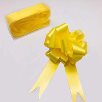 FQTANJU 10 Pieces 30 mm Width, Pull Bow, Large, Yellow