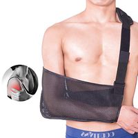XMJESS Arm Sling Shoulder Immobilizer Adjustable Mesh Rotator Cuff Arm Brace Stabilizer for Arm Fractured Broken Elbow Dislocation Support (L)