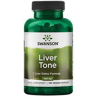 Swanson Liver Tone Liver Detox Formula 300 Milligrams 120 Veg Capsules