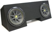 Compatible with Chevy Camaro 82-92 Coupe Dual 12" Kicker C12 Subwoofer Sub Box Enclosure 600 Watts Peak