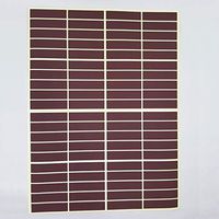 Rectangle Match Strikers 0.50" x 2.00" - Brown - 100 Pieces