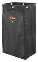 Rubbermaid Commercial Executive Series Cleaning Cart Bag, 24 Gallon, Black, 1966720