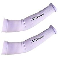2Pcs Athletec Sport Compression Arm Sleeve for Basketball, Baseball, Football, Cycling, Golf, Tennis - Purple