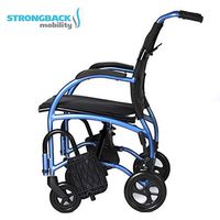 Strongback Mobility- Lightweight- STRONGBACK Excursion 8 Wheelchair- Regular 18" seat, 8" Rear Wheels