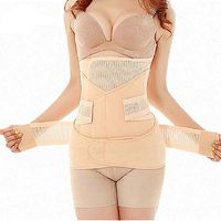 3 in1 Belly/Abdomen Postpartum Belt Body Recovery Thin Belly Breathable Waist (XL)