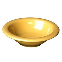 Yanco MS-5044YL Mile Stone Salad Bowl, 4.5 OZ Capacity, 0.75" Height, 4.75" Diameter, Melamine, Yellow Color, Pack of 48