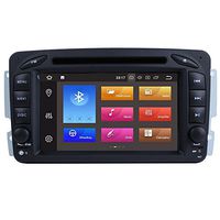 TOPNAVI Android 8.0 Octa Core 7Inch 2Din Car Stereo Head Unit for Benz CLK W209/G-Class W463 Car GPS Navigation with RDS Bluetooth 3G Video Audio Radio WiFi Mirror Link 32GB ROM 4G RAM Full Touch