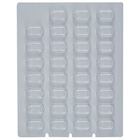 Ezy Dose Disposable Blister Cards for Pill, Medicine, Vitamin | Weekly, 4 Times a Day, AM PM | Use with Cold Seal System Planner | Case of 250