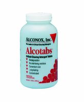 Alconox 1500 Alcotabs Critical Cleaning Effervescent Detergent Tablets (100 Count Bottle)