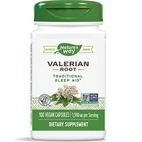 Nature's Way Valerian; 1,590 mg Valerian Root per Serving; Non-GMO Project Verified; TRU-ID Certified; Gluten Free; Vegan; 100 Vegan Capsules (Packaging May Vary)