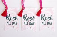 Rosé All Day Wine Tag