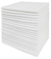 DRI Professional Extra-Thick Microfiber Cleaning Cloth 72 Pack White (16IN x 16IN, 300GSM, Commercial Grade All-Purpose Microfiber Highly Absorbent, LINT-Free, Streak-Free Cleaning Towels)