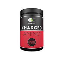 NutraCharge Charged Amino, Amino + Energy + Hydration, Caffeinated Amino Acids with Electrolytes, Pre Workout & Post Workout, 30 Servings (Cherry Limeade)