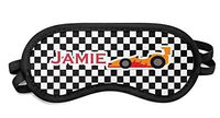 RNK Shops Checkers & Racecars Sleeping Eye Mask (Personalized)