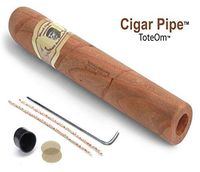 Cigar Pipe - Discreet Stogie Pipe - Original. Organic. Natural. Tobacco Pipe (Cherry, 5 Inches)