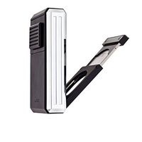 Colibri Astoria Triple-Jet Cigar Lighter with Fold Out Cigar Cutter