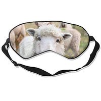 3D Sleep Mask,Ireland Sheep Eye Mask Custom Funny Design, Super Smooth Memory Foam, Maximum Light Blocking & Adjustable Strap
