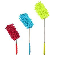 aoory Bendable Microfiber DCAter Washable DCAting Cleaning BrCAh with Extendable Pole for Home Office Car 3Pcs