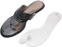 NatraCure Sandal Sole Inserts (w/Thong Protector) (FBA8123-U CAT) - Self-Adhesive, Anti-Slip Gel Cushion for Your Feet