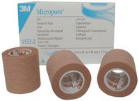 3M Micropore Tape 1533-2, 6 Rolls (Pack of 10) by Skin and Wound Care