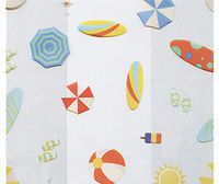 Beach Party Cello Treat Bags - 7.5 x 3.5 x 2in. (40)